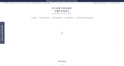 Desktop Screenshot of club-faune.com